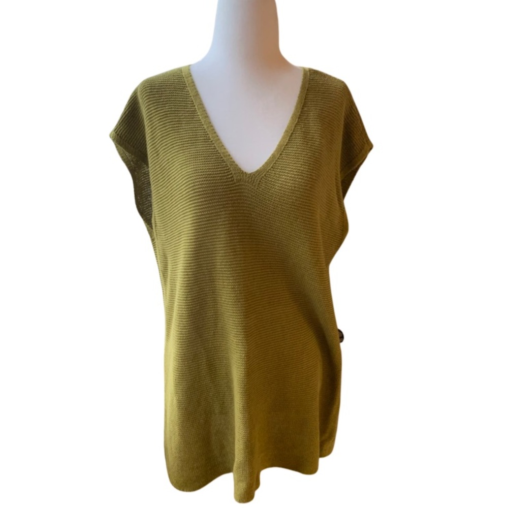 Eileen Fischer sleeveless sweater/tunic (S)